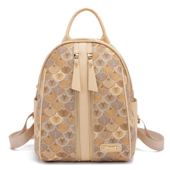 CANDY BACKPACK - SEASHELL BY, COFFEE